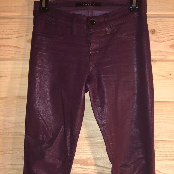 J Brand Super Skinny Tex C Waxed Jeans - Picture 6 of 10